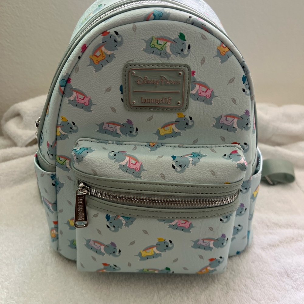 Loungefly Dumbo Patterned Mini Backpack - image 1